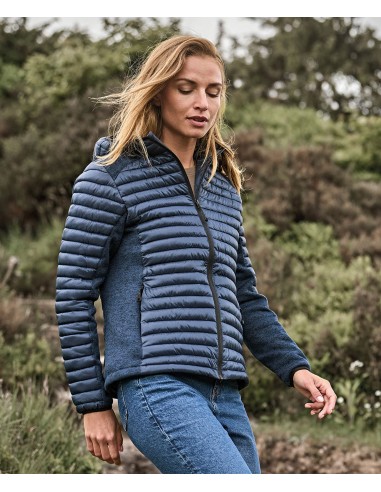 TEE-9611-Womens Hooded Outdoor Crossover Jacket